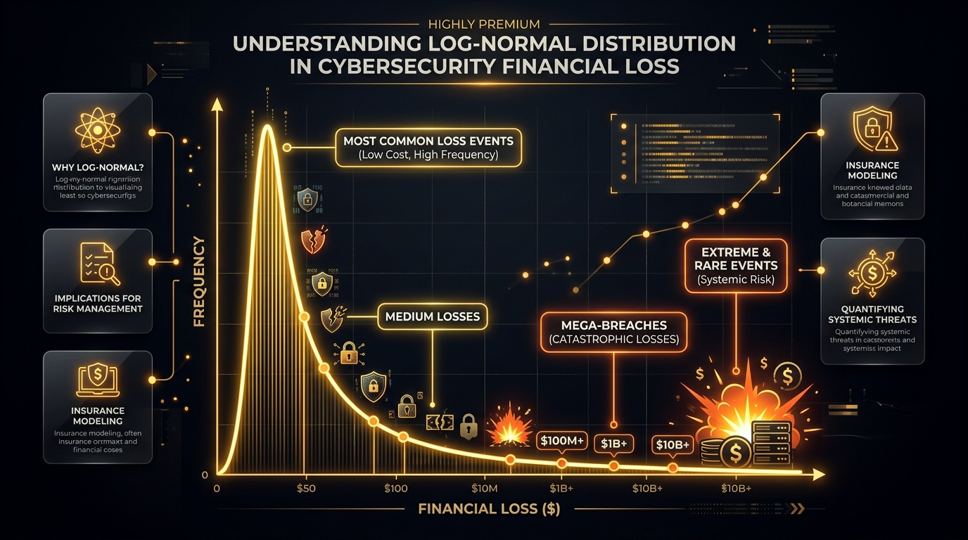 Log-Normal Distribution Infographic